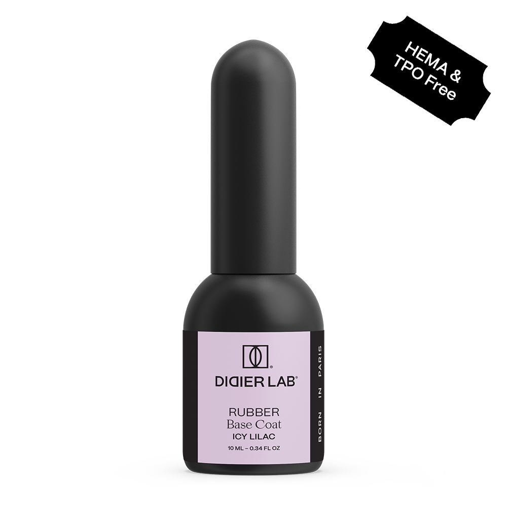 Base semipermanente, HEMA & TPO free, Rubber base, icy lilac, 10ml
