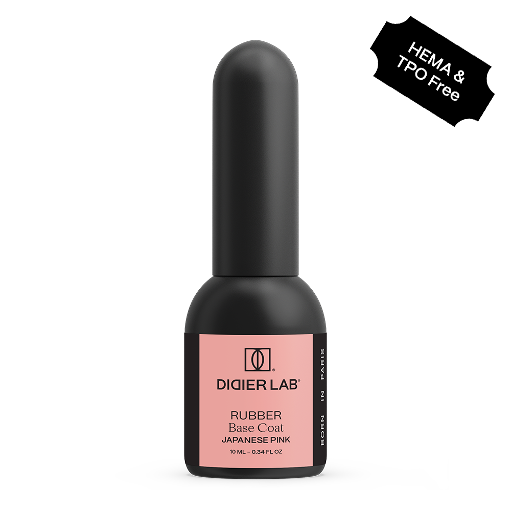 Base semipermanente, HEMA & TPO free, Rubber base, Japanese pink, 10ml