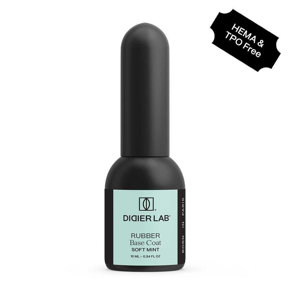 Base semipermanente, HEMA & TPO free, Rubber base, soft mint, 10ml