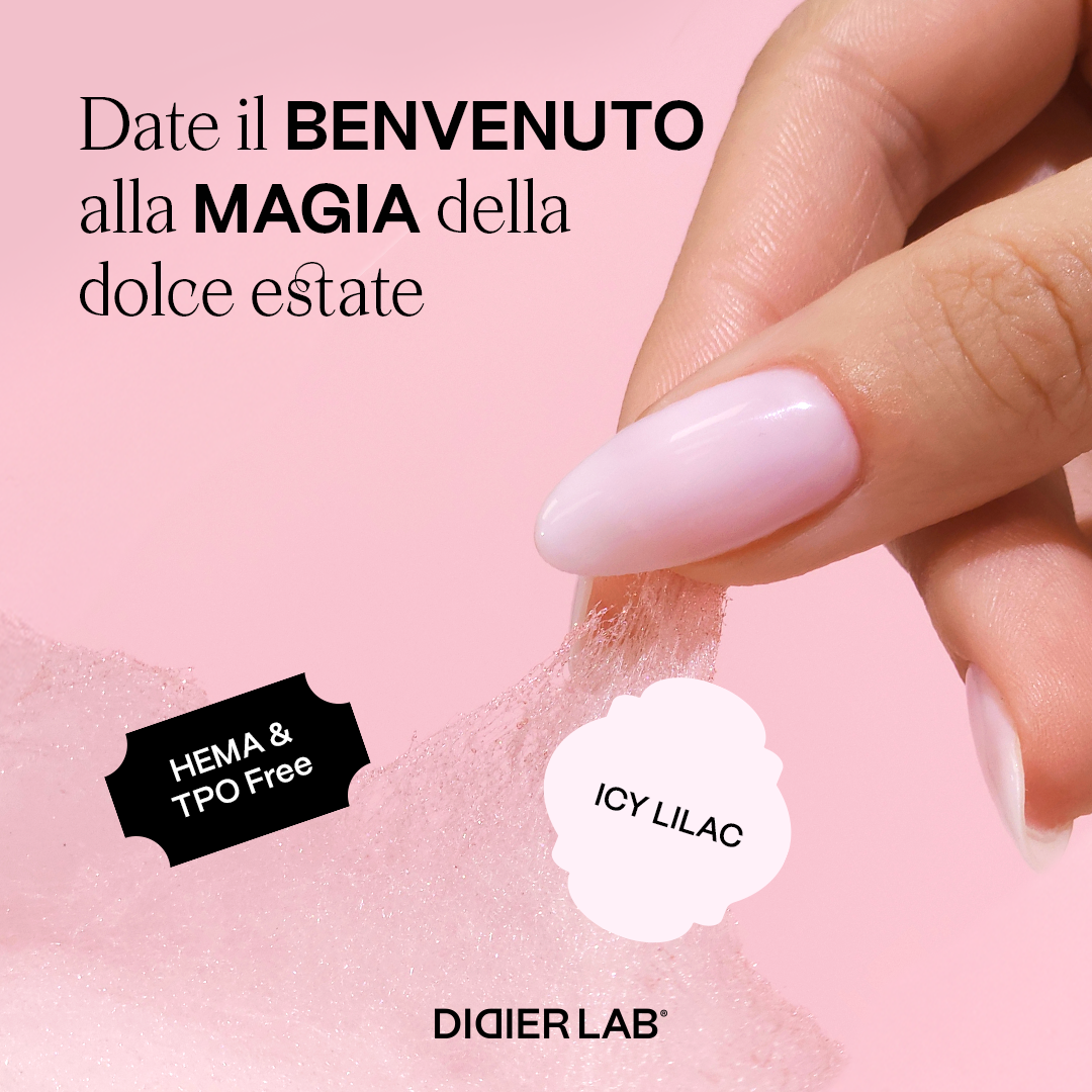 Base semipermanente, HEMA & TPO free, Rubber base, icy lilac, 10ml