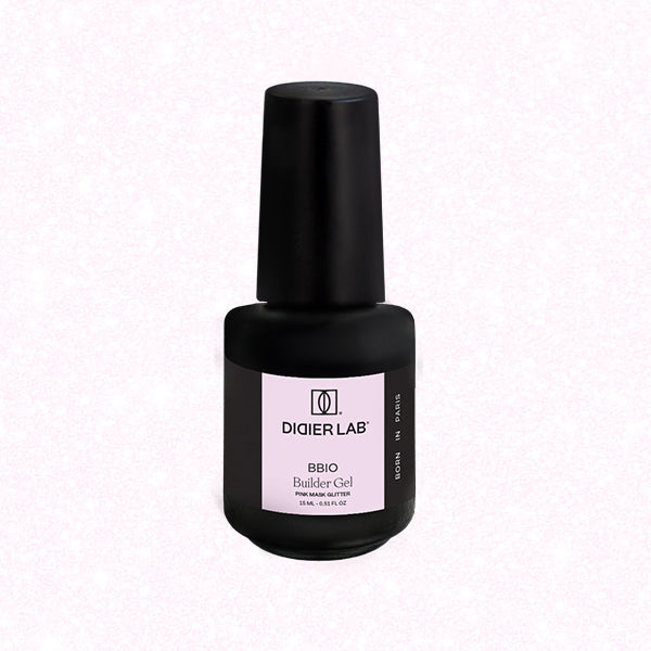 Builder Gel BBIO "Didier Lab" Pink Mask Glitter, 15ml