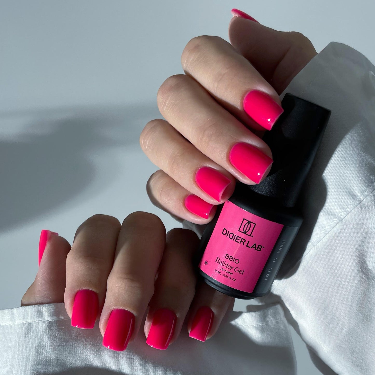 Builder Gel BBIO "Didier Lab", HEMA & TPO free, Hot Pink, 15ml