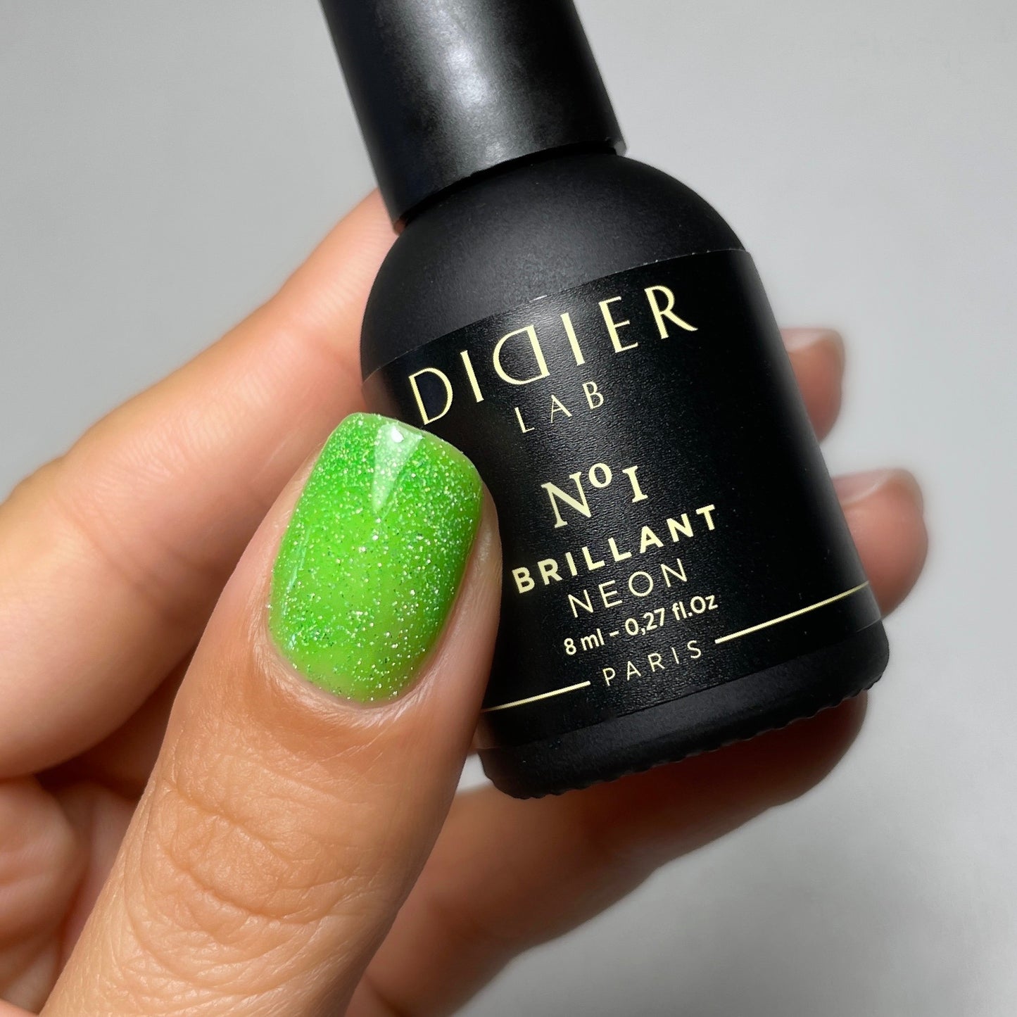 Smalto semipermanente, Brillant NEON, No1, Didier Lab, 8ml