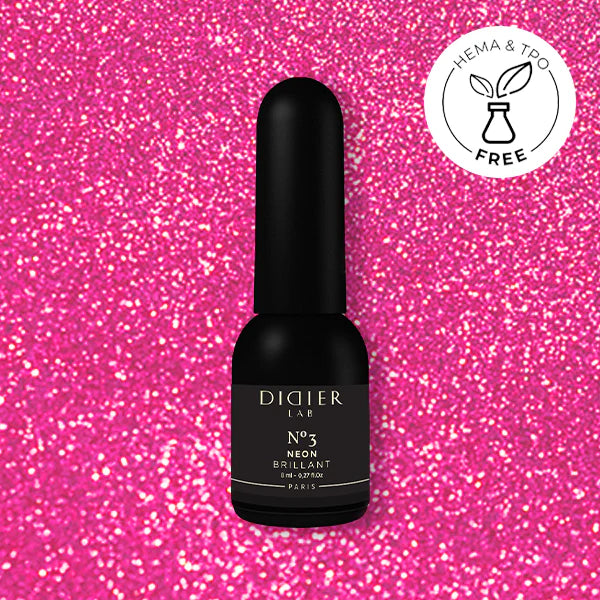 Smalto semipermanente, Brillant NEON, No3, Didier Lab, 8ml