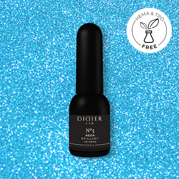 Smalto semipermanente, Brillant NEON, No5, Didier Lab, 8ml