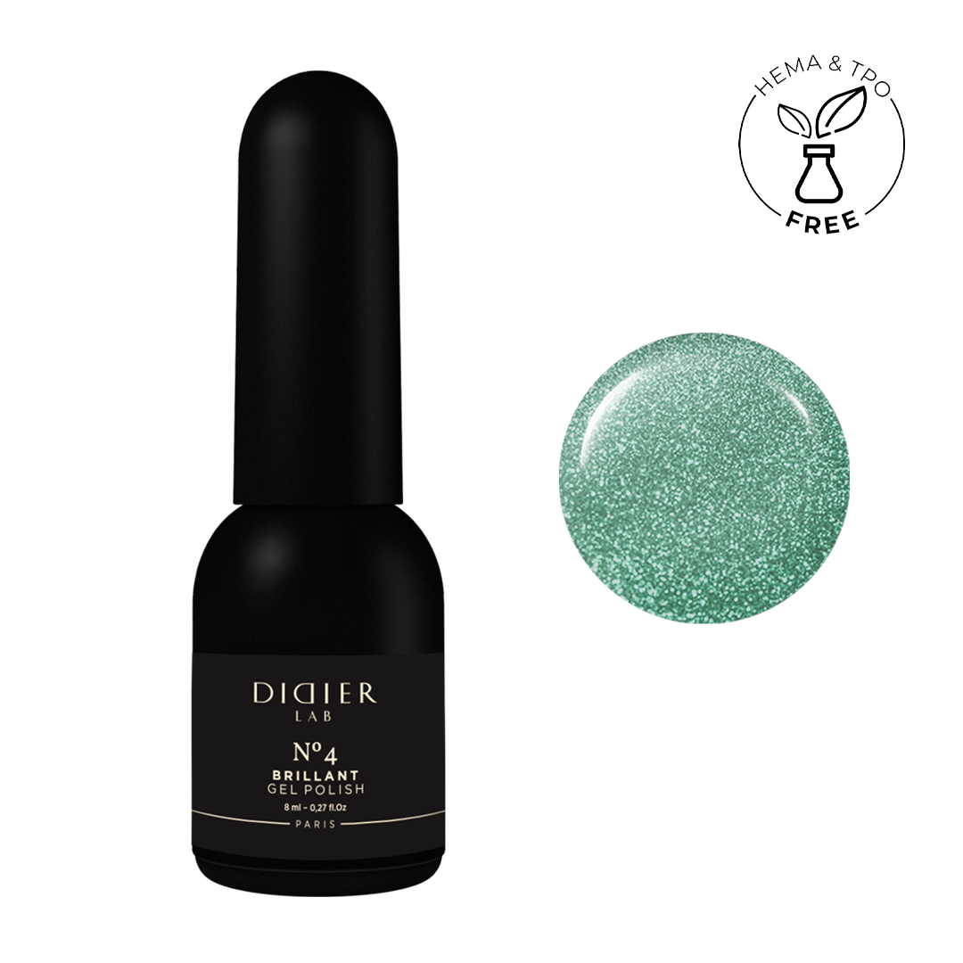 Smalto semipermanente, Brillant, No4, Didier Lab, 8ml