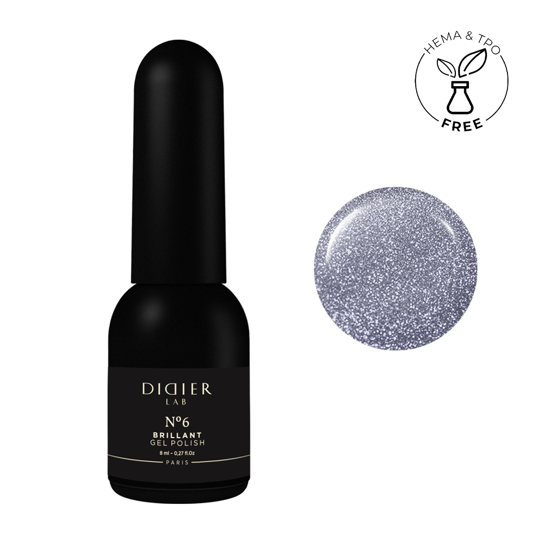 Smalto semipermanente, Brillant, No6, Didier Lab, 8ml