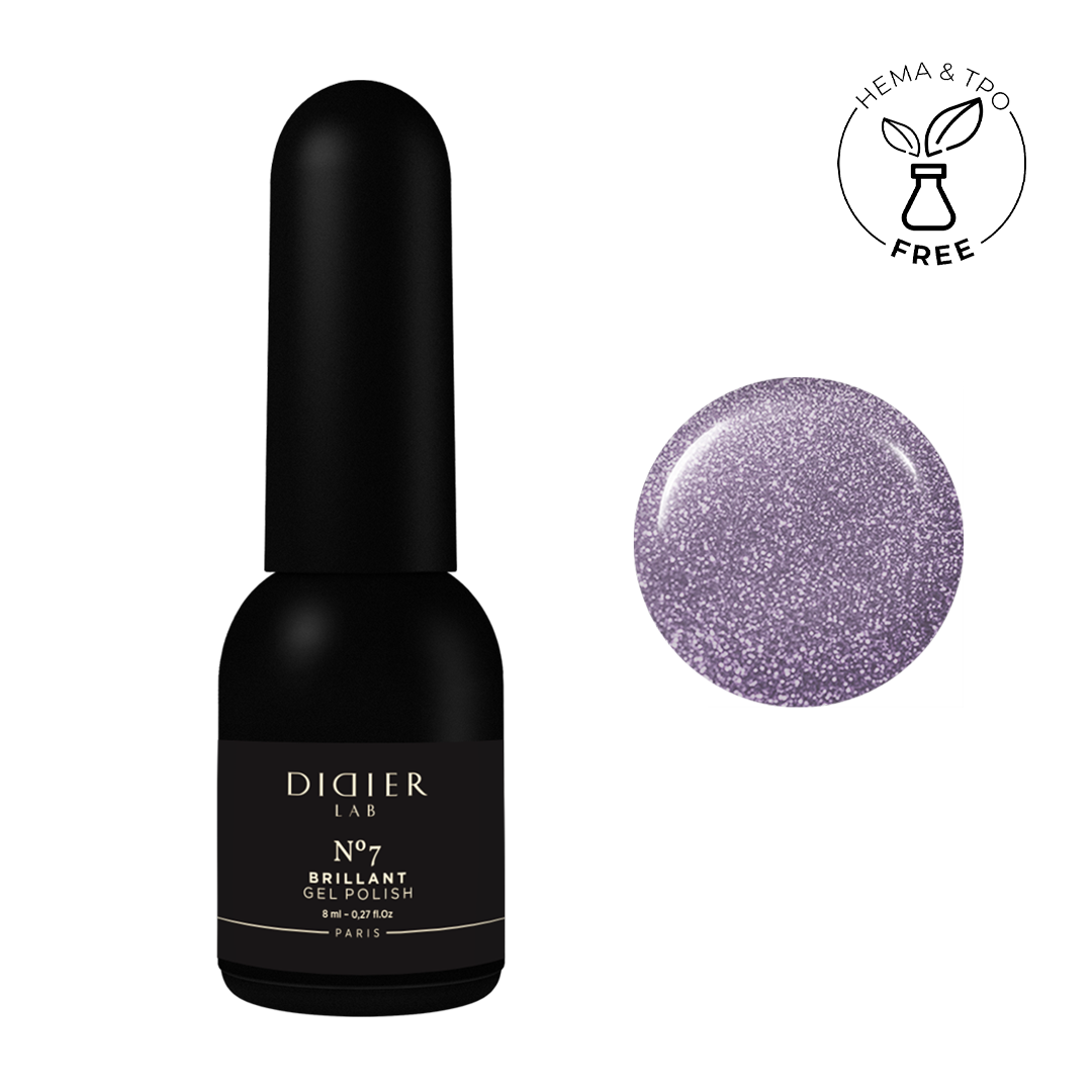 Smalto semipermanente, Brillant, No7, Didier Lab, 8ml