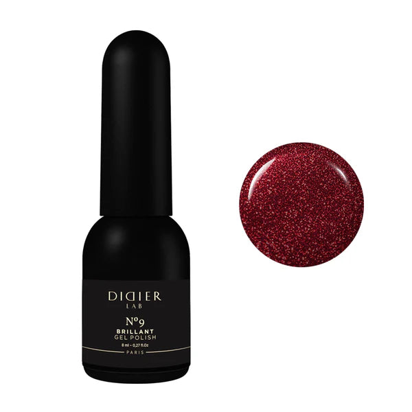 Smalto semipermanente, HEMA & TPO free, Brillant, No9, Didier Lab, 8ml