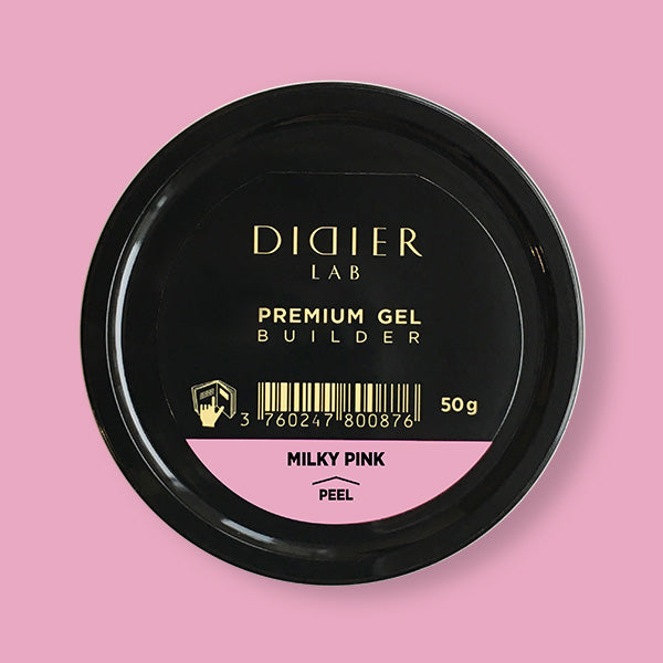 Gel costruttore, Premium, Milky Pink, Didier Lab, 50g