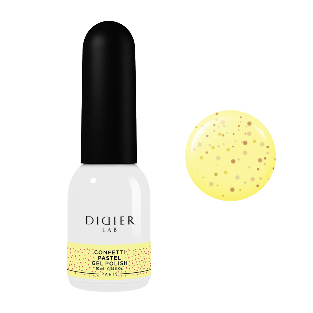 Smalto semipermanente, Confetti, Pastel, Didier Lab, 10ml