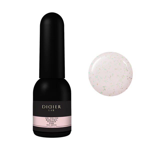 Base semipermanente, TPO & HEMA free, Rubber foil, pink, Didier Lab, 10ml