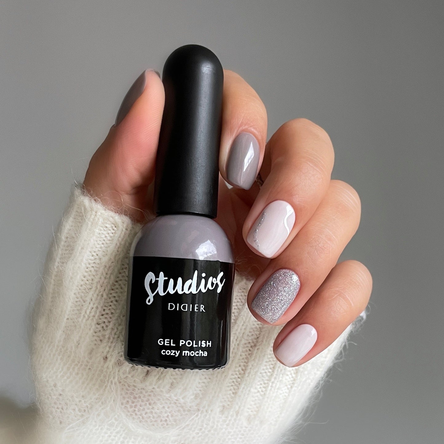 Smalto semipermanente, Studios, TPO free, cozy mocha, Didier Lab, 8ml