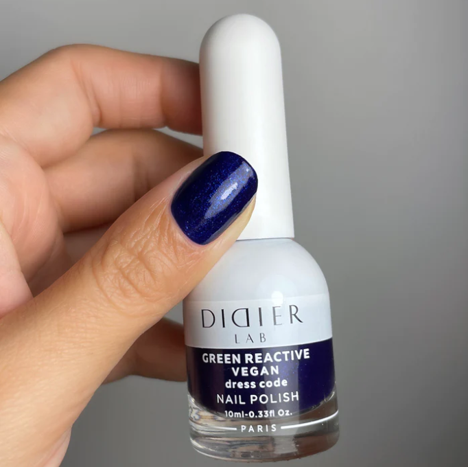 Smalto per unghie, HEMA & TPO free, Green reactive, Vegan, dress code, Didier Lab, 10ml