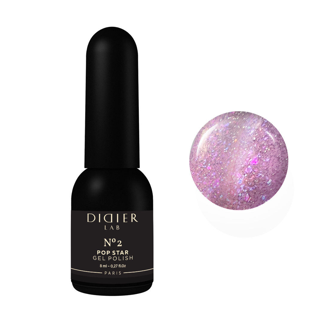 Smalto semipermanente, POP Star, No2, Didier Lab, 8ml