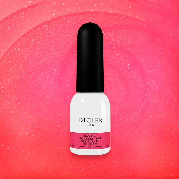 Smalto semipermanente, Exotic, Scarlet Ibis, TPO & HEMA free, Didier Lab, 10ml
