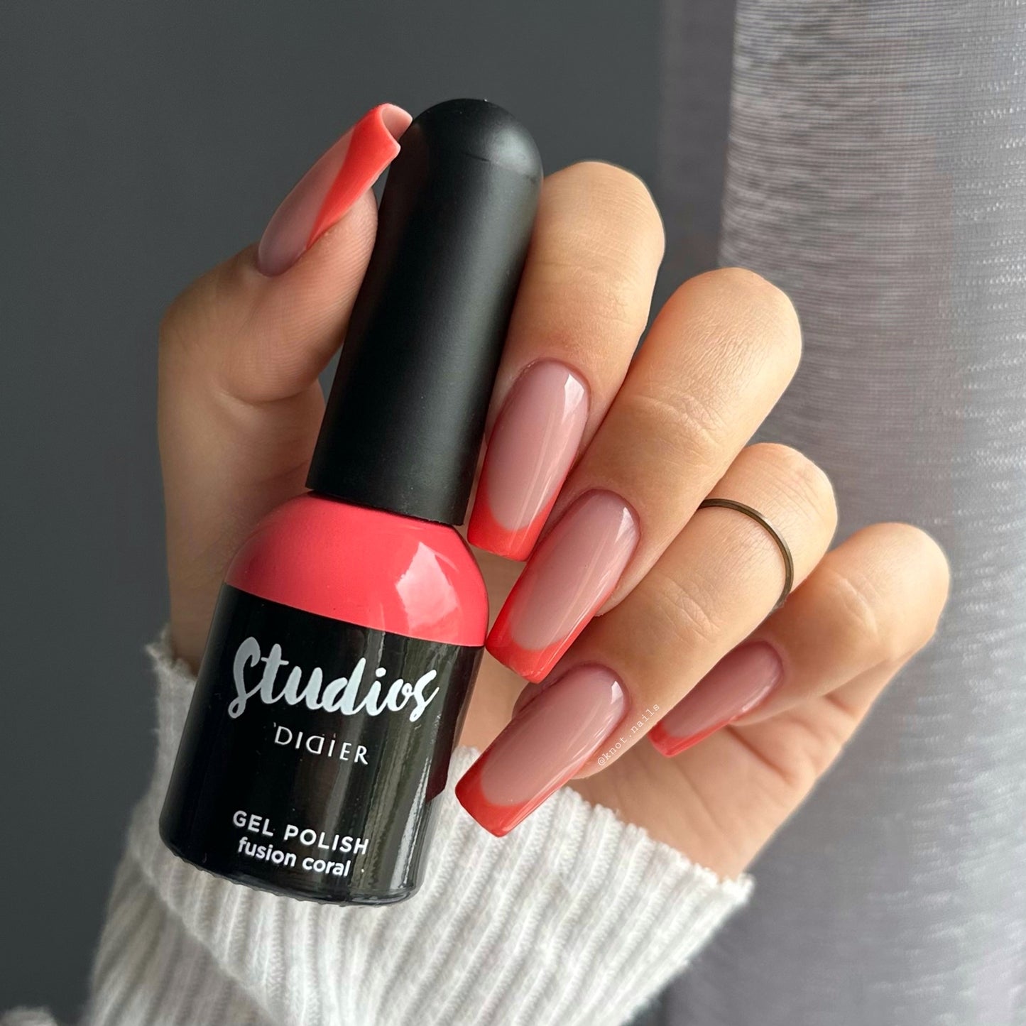 Smalto semipermanente, Studios, TPO & HEMA free, fusion coral, Didier Lab, 8ml