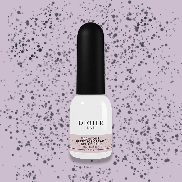 Smalto semipermanente, Macarons, Berry Ice cream, Didier Lab, 10ml