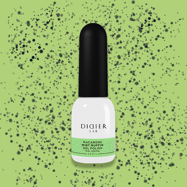 Smalto semipermanente, Macarons, Mint Muffin, Didier Lab, 10ml