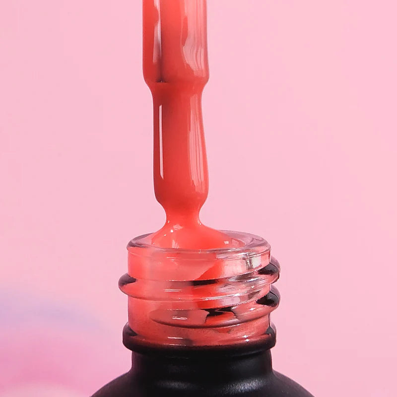Base semipermanente, HEMA & TPO free, Rubber base, magic coral, 10ml