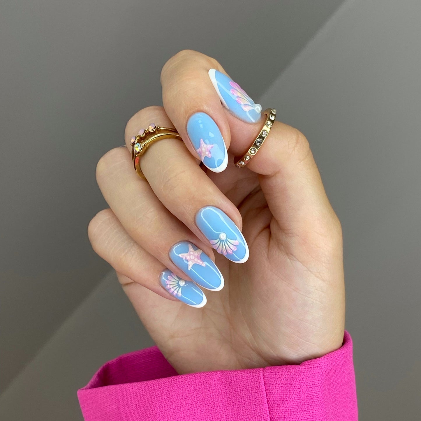 Base semipermanente, HEMA & TPO free, Rubber base, dreamy sky, 10ml