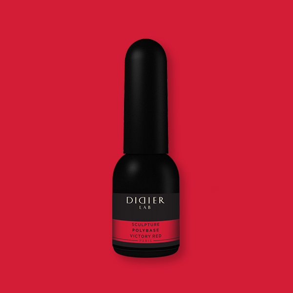 Sculpture Polybase 3in1, base, colore e gel, Victory red, Didier Lab, 10ml