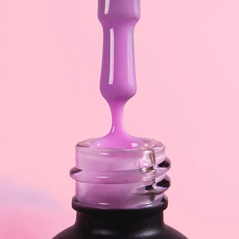 Base semipermanente, HEMA & TPO free, Rubber base, soft lilac, 10ml