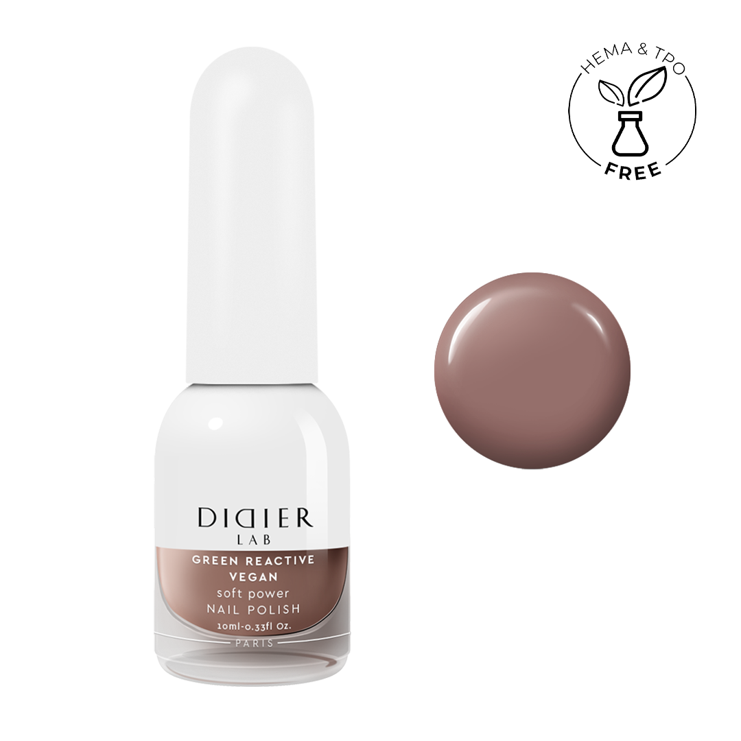 Smalto per unghie, Green reactive, Vegan, soft power, Didier Lab,10ml