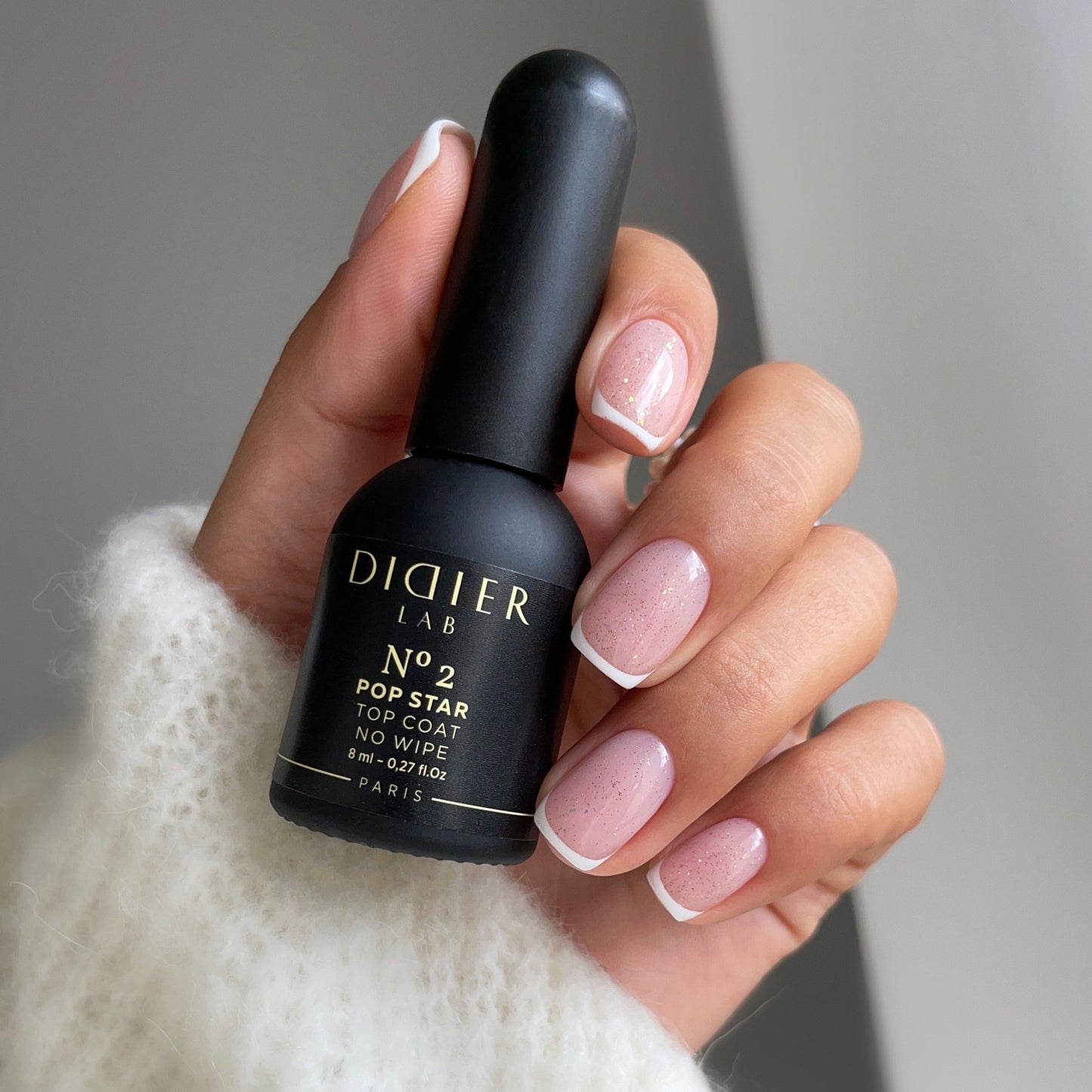 Top coat no wipe "Didier Lab", HEMA & TPO free, Pop Star, No2