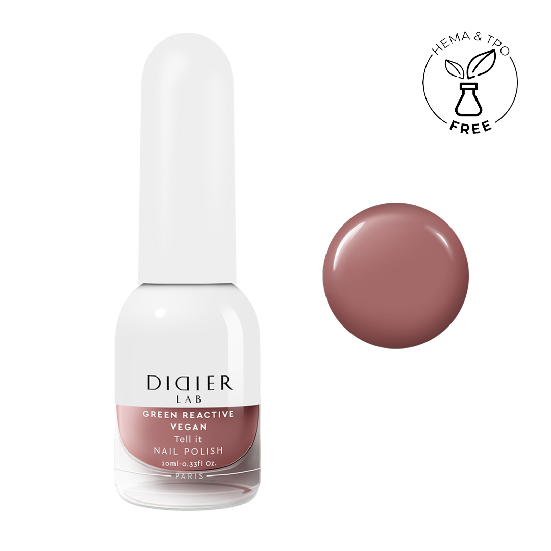 Smalto per unghie, Green reactive, Vegan, Tell it, Didier Lab, 10ml