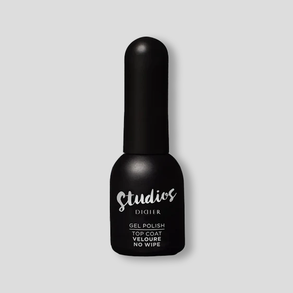 Top coat semipermanente, Studios, Velour, Opaco, No wipe, Didier Lab, 10ml