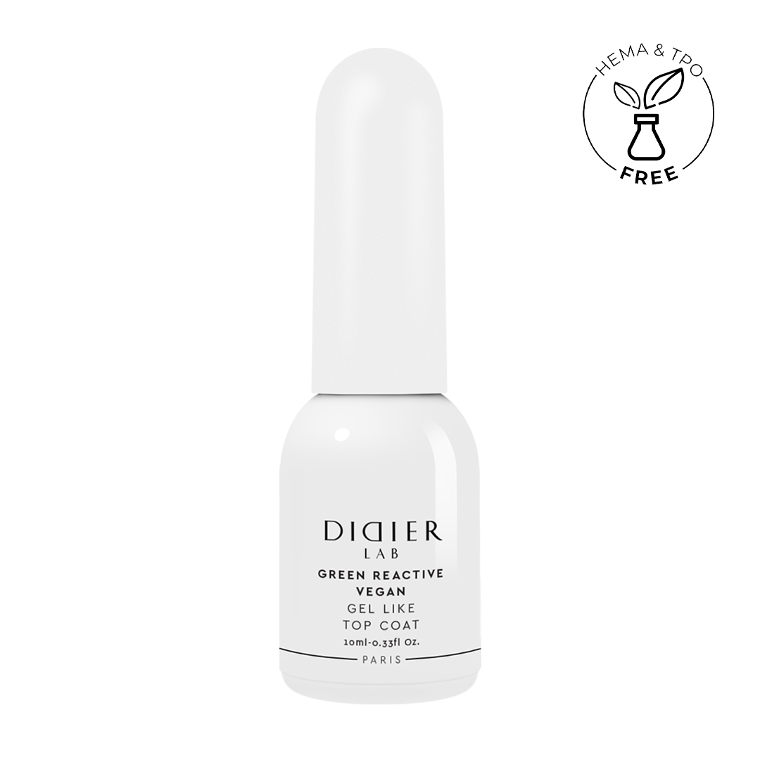 Top coat per unghie, Green reactive, Vegan, Didier Lab, 10ml