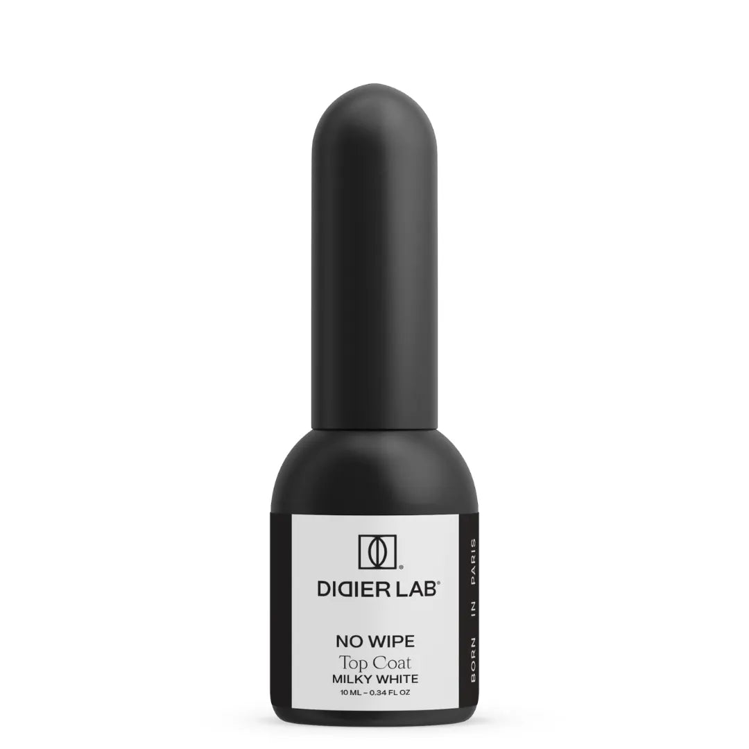 Top coat no wipe, Milky White, HEMA & TPO free, Didier lab, 10ml