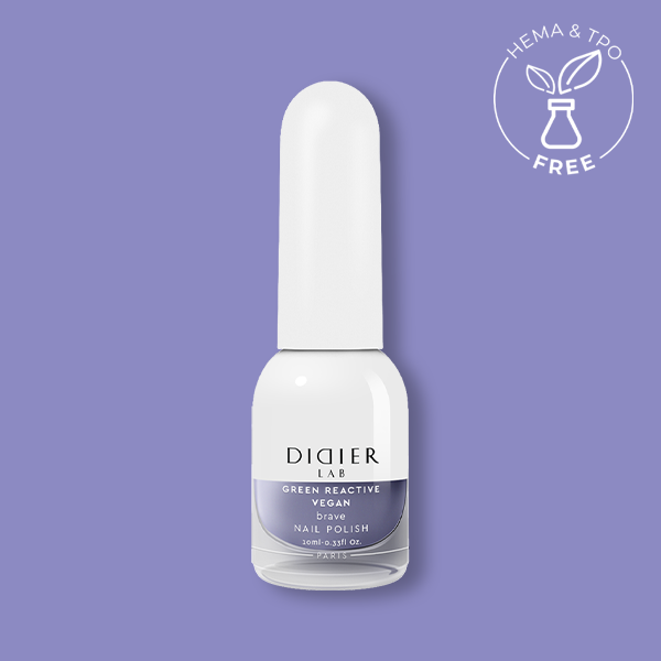 Smalto per unghie, HEMA & TPO free, Green reactive, Vegan, brave, Didier Lab, 10ml