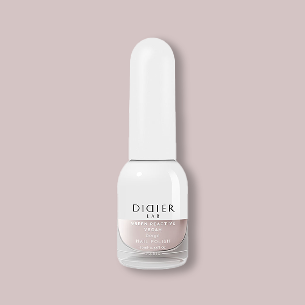 Smalto per unghie, Green reactive, Vegan, beige, Didier Lab, 10ml