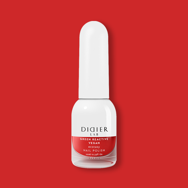 Smalto per unghie, Green reactive, Vegan, ecstasy, Didier Lab, 10ml