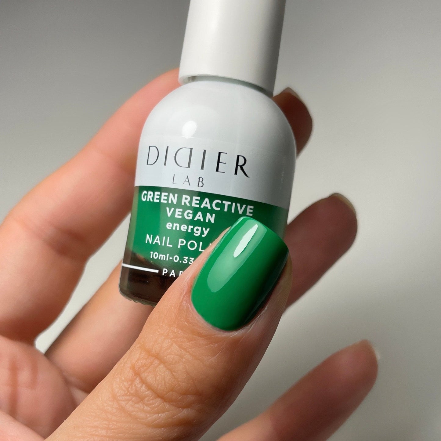Smalto per unghie, Green reactive, Vegan, energy, Didier Lab, 10ml