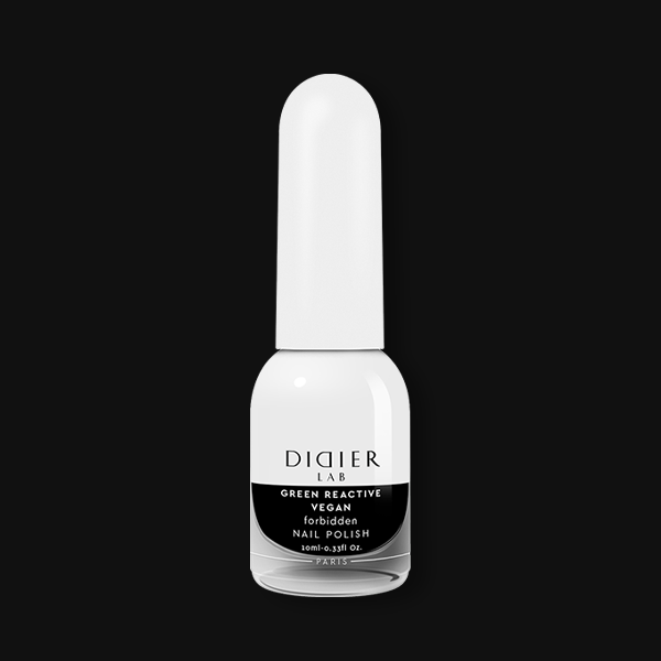 Smalto per unghie, HEMA & TPO free, Green reactive, Vegan, forbidden, Didier Lab, 10ml