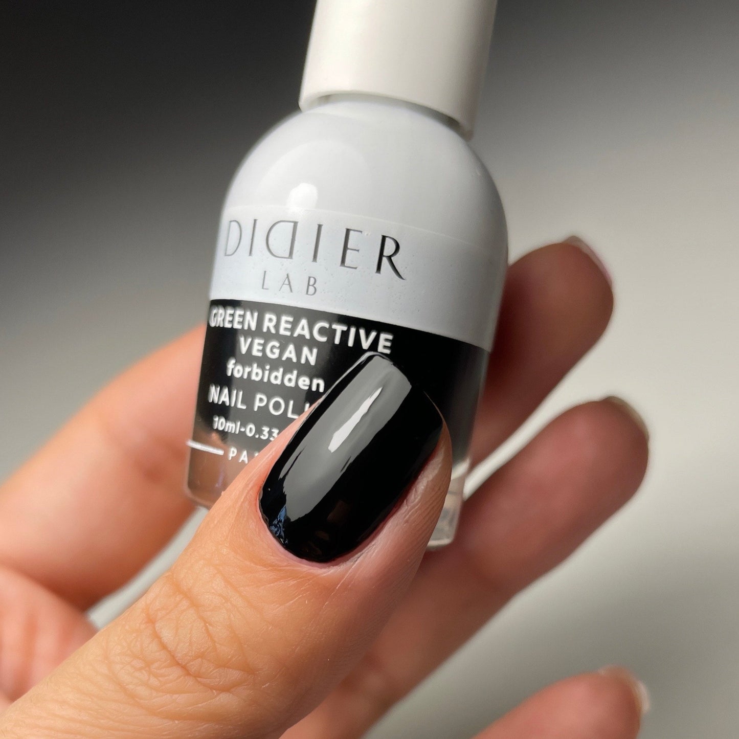 Smalto per unghie, HEMA & TPO free, Green reactive, Vegan, forbidden, Didier Lab, 10ml