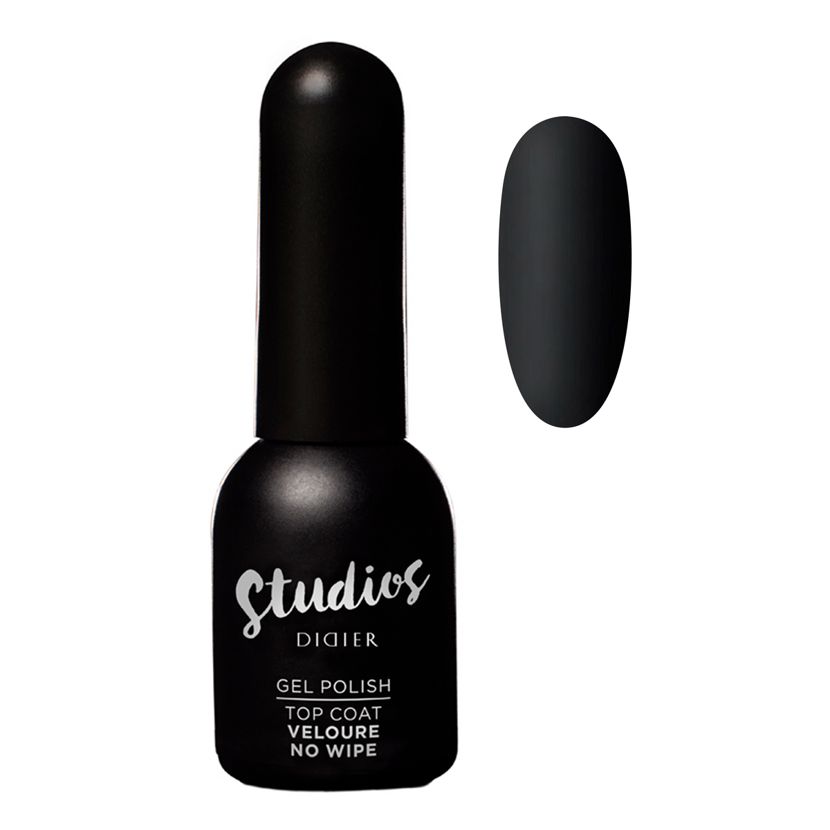 Top coat semipermanente, Studios, Velour, Opaco, No wipe, Didier Lab, 10ml