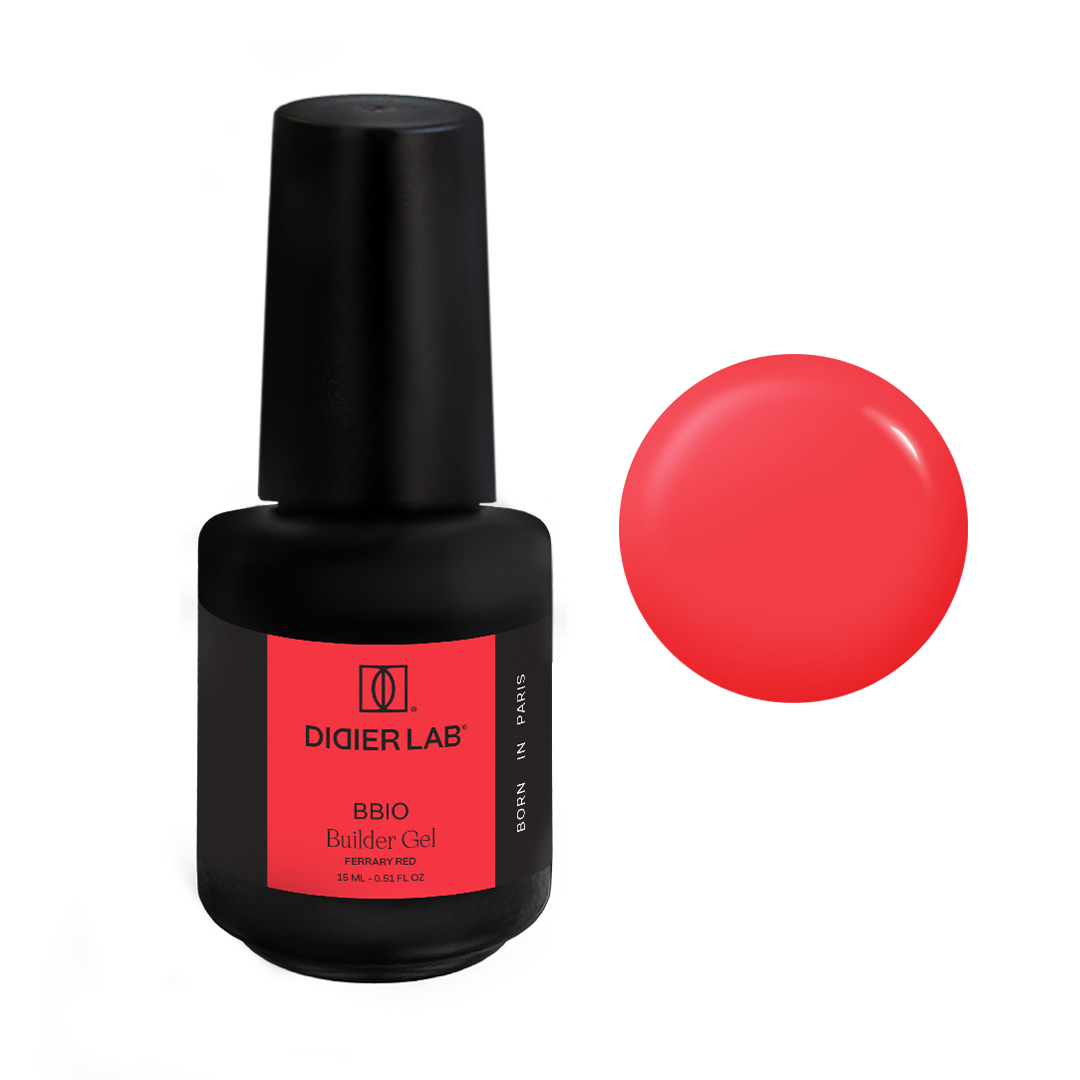 Builder Gel BBIO "Didier Lab", HEMA & TPO free, Ferrary Red, 15ml