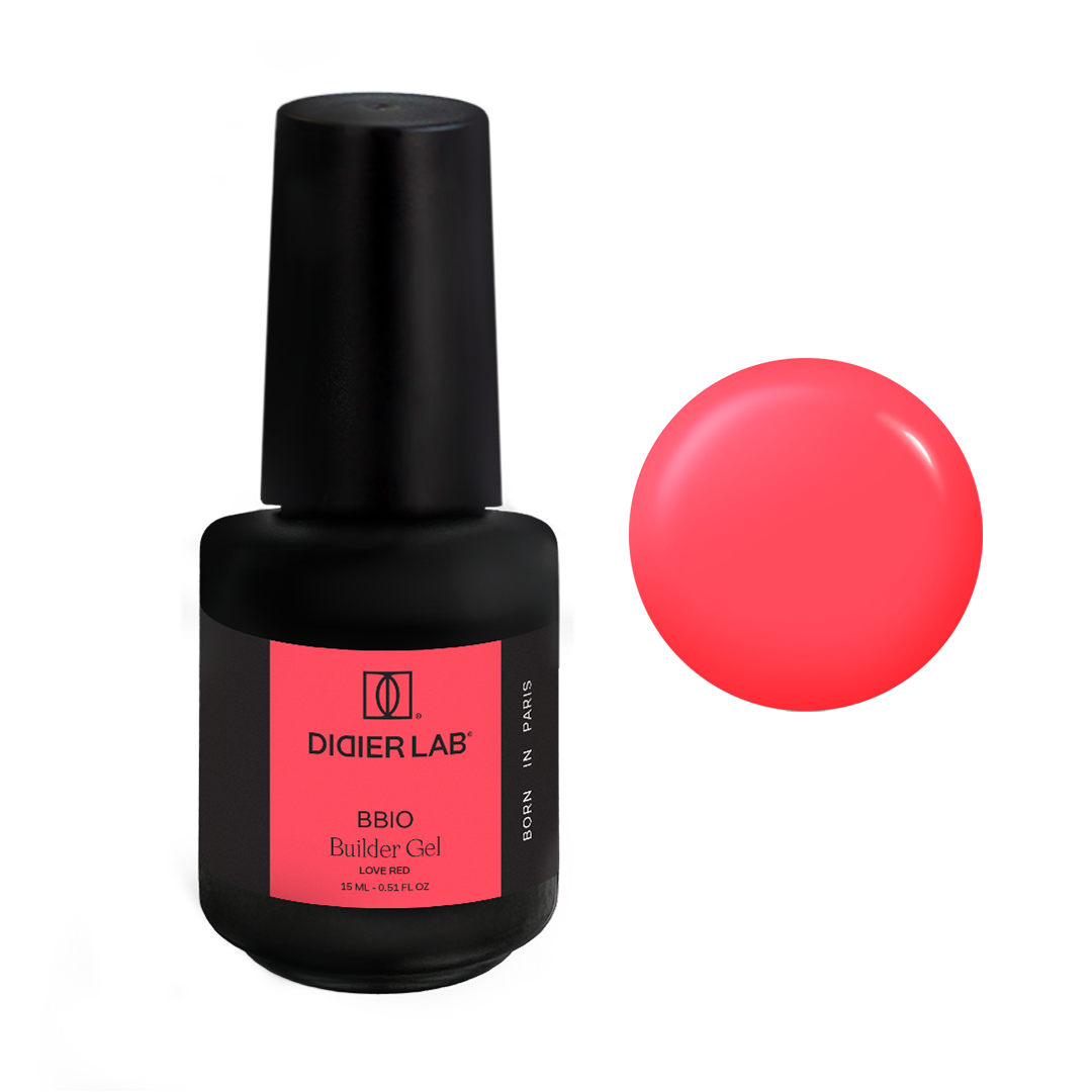 Builder Gel BBIO "Didier Lab", HEMA & TPO free, Love Red, 15ml