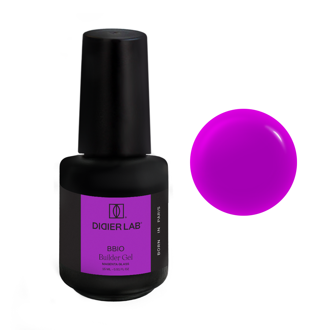 Builder Gel BBIO "Didier Lab", HEMA & TPO free, Magenta Glass, 15ml