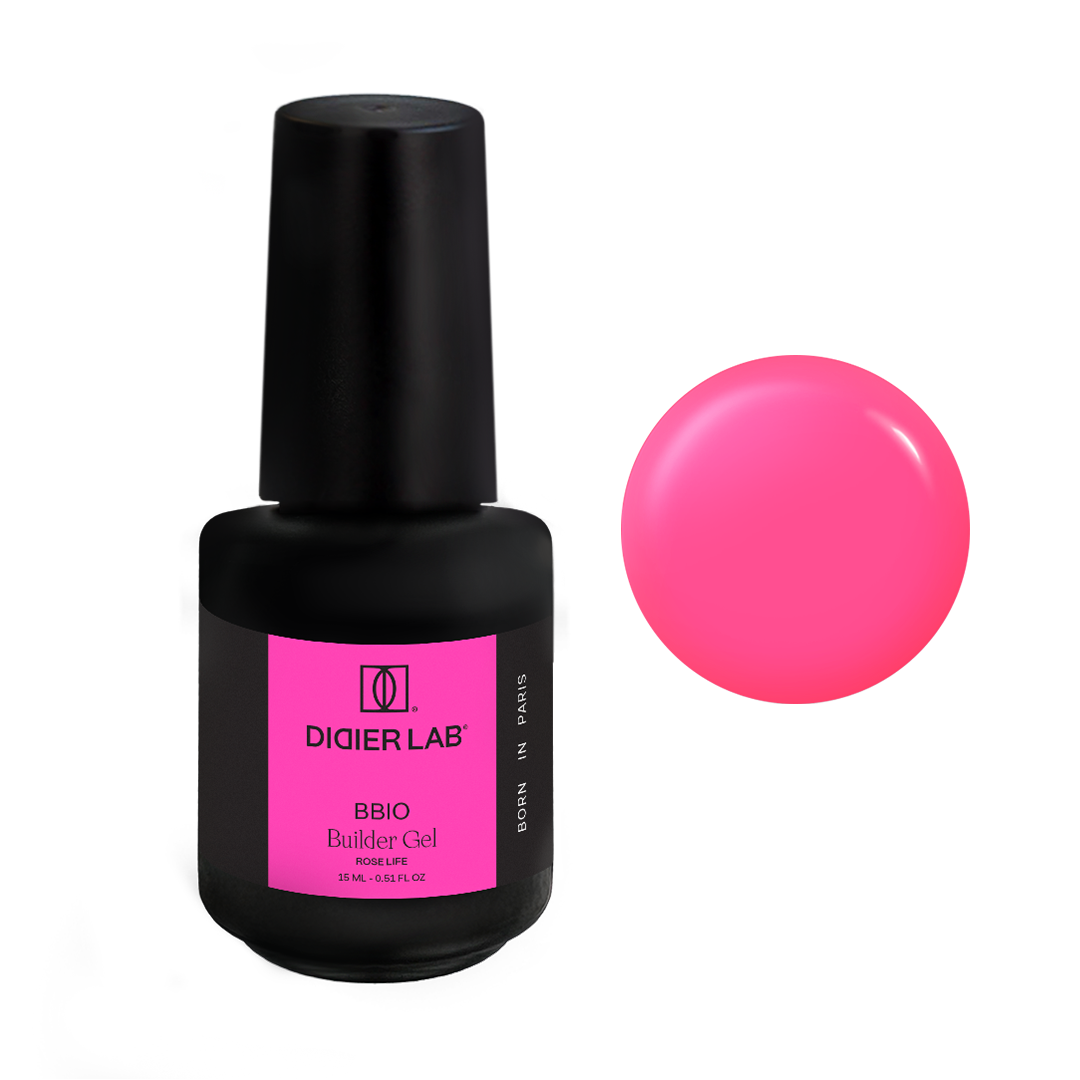 Builder Gel BBIO "Didier Lab", HEMA & TPO free, Rose Life, 15ml