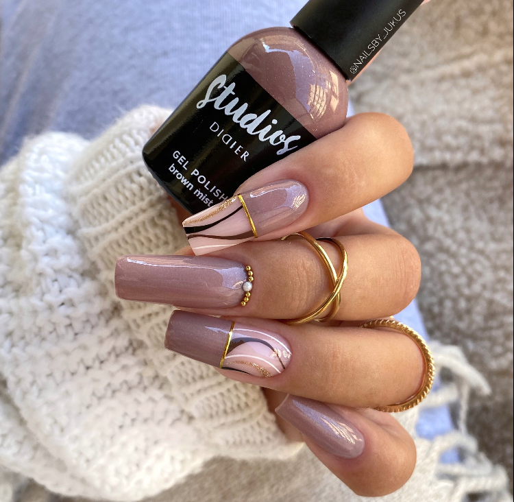Smalto semipermanente, Studios, brown mist, Didier Lab, 8ml