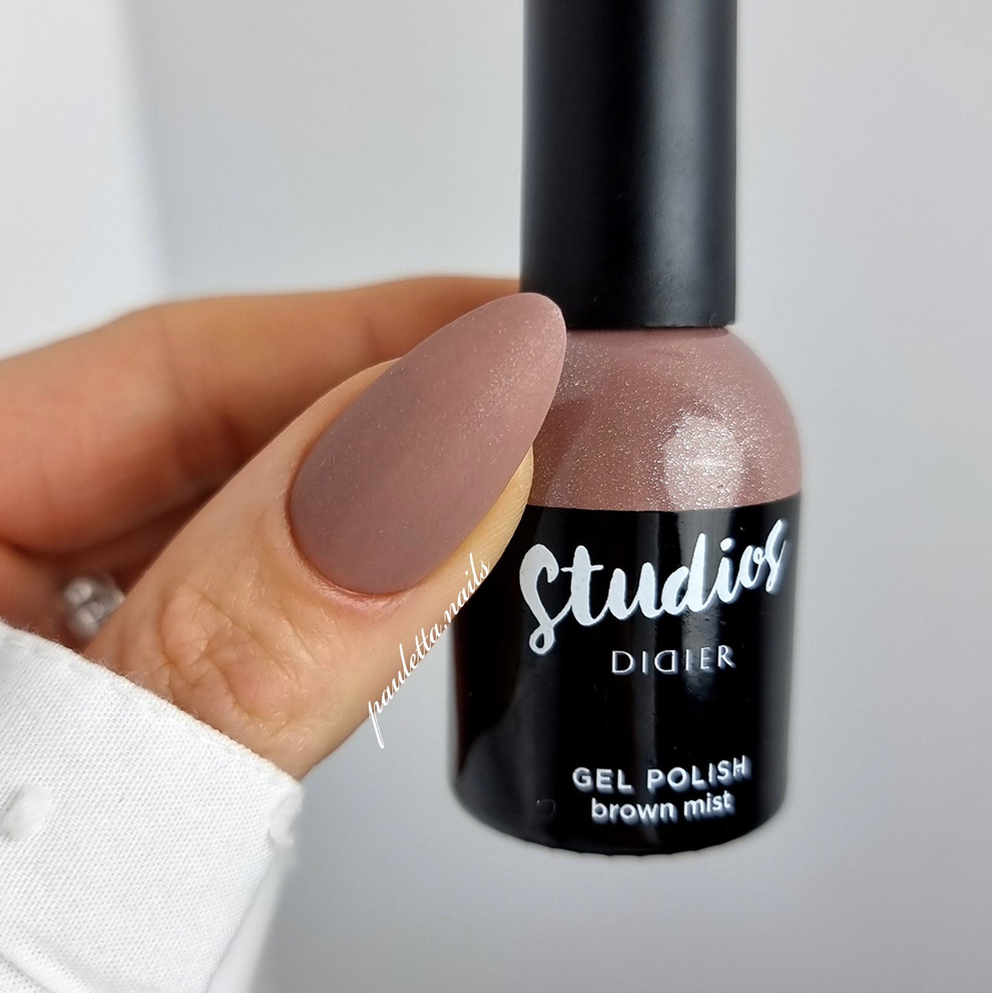 Smalto semipermanente, Studios, TPO & HEMA free, brown mist, Didier Lab, 8ml