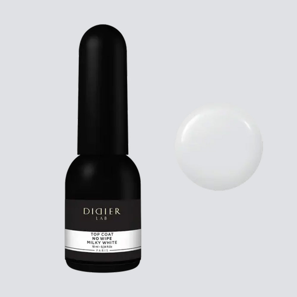 Top coat no wipe, Milky White, Didier lab, 10ml