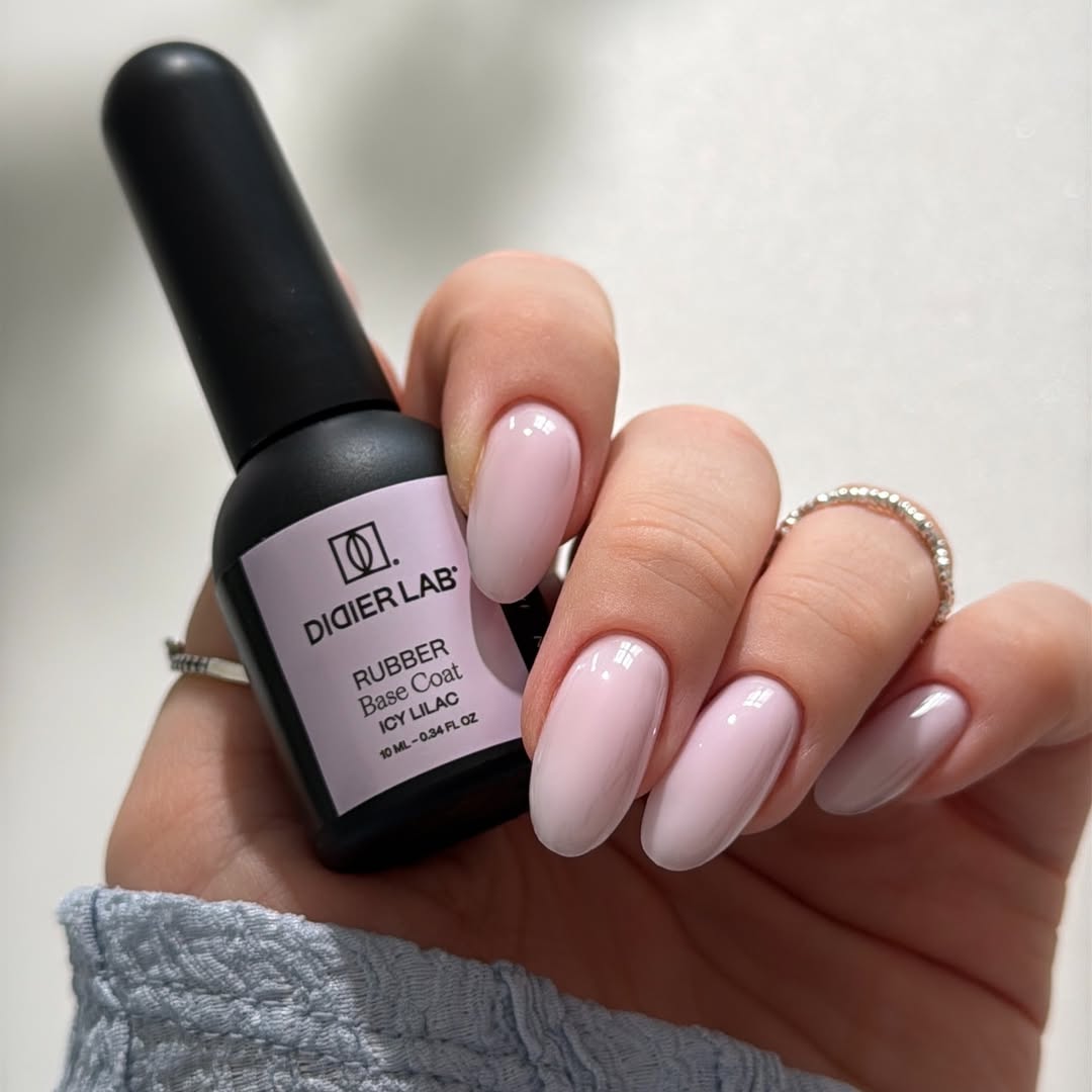 Base semipermanente, HEMA & TPO free, Rubber base, icy lilac, 10ml