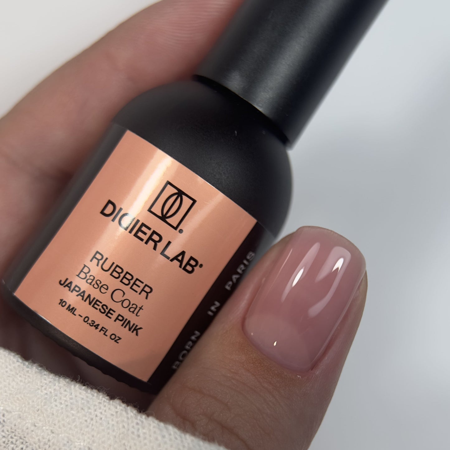 Base semipermanente, HEMA & TPO free, Rubber base, Japanese pink, 10ml