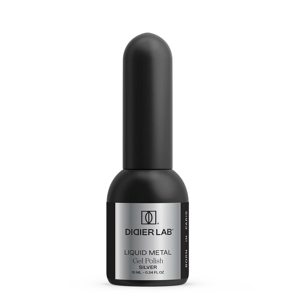 Smalto semipermanente, HEMA & TPO free, Liquid metal, silver, Didier Lab, 10ml